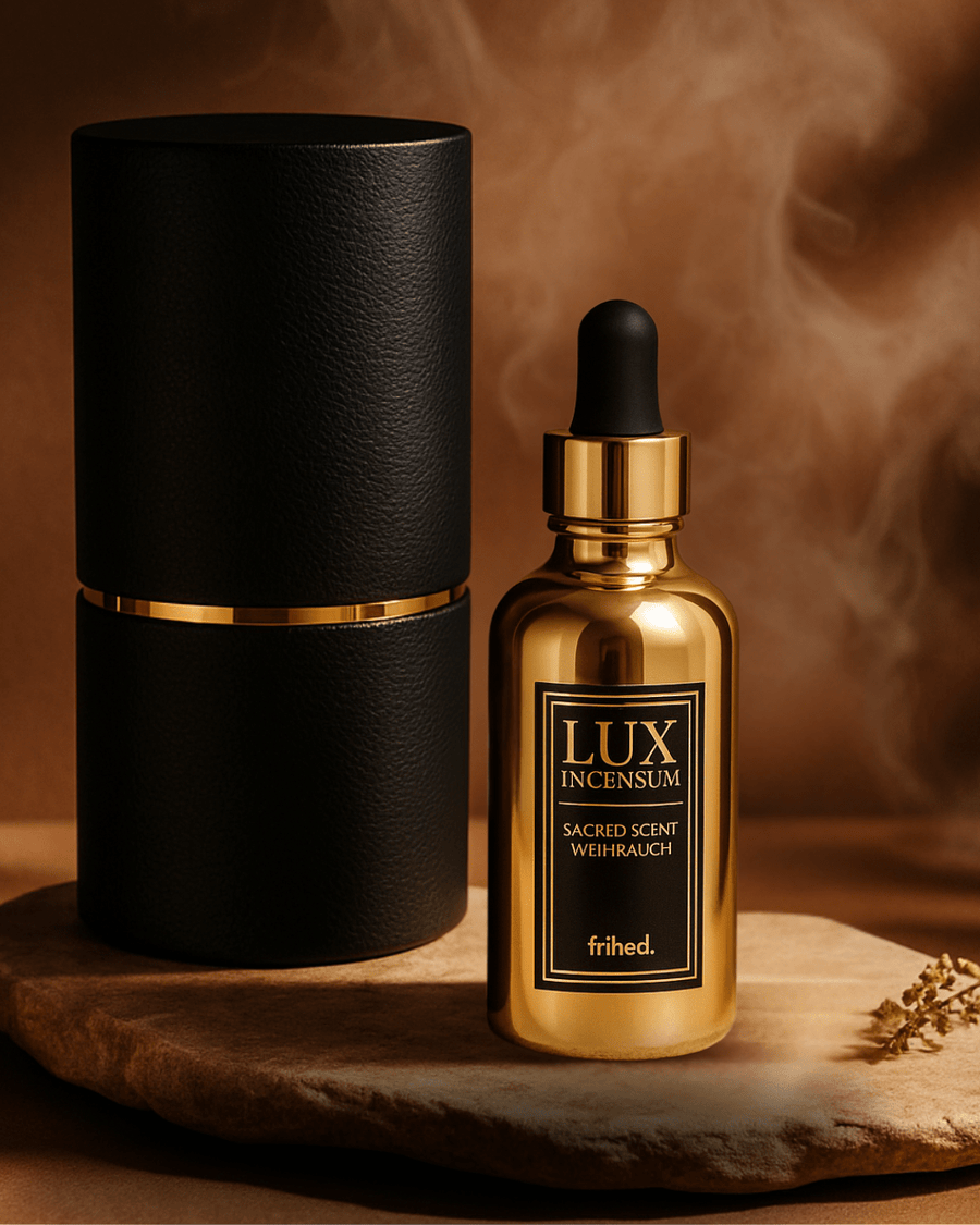 Saunaaufguss Lux Incensum – Weihrauch & Zeder, Detailansicht