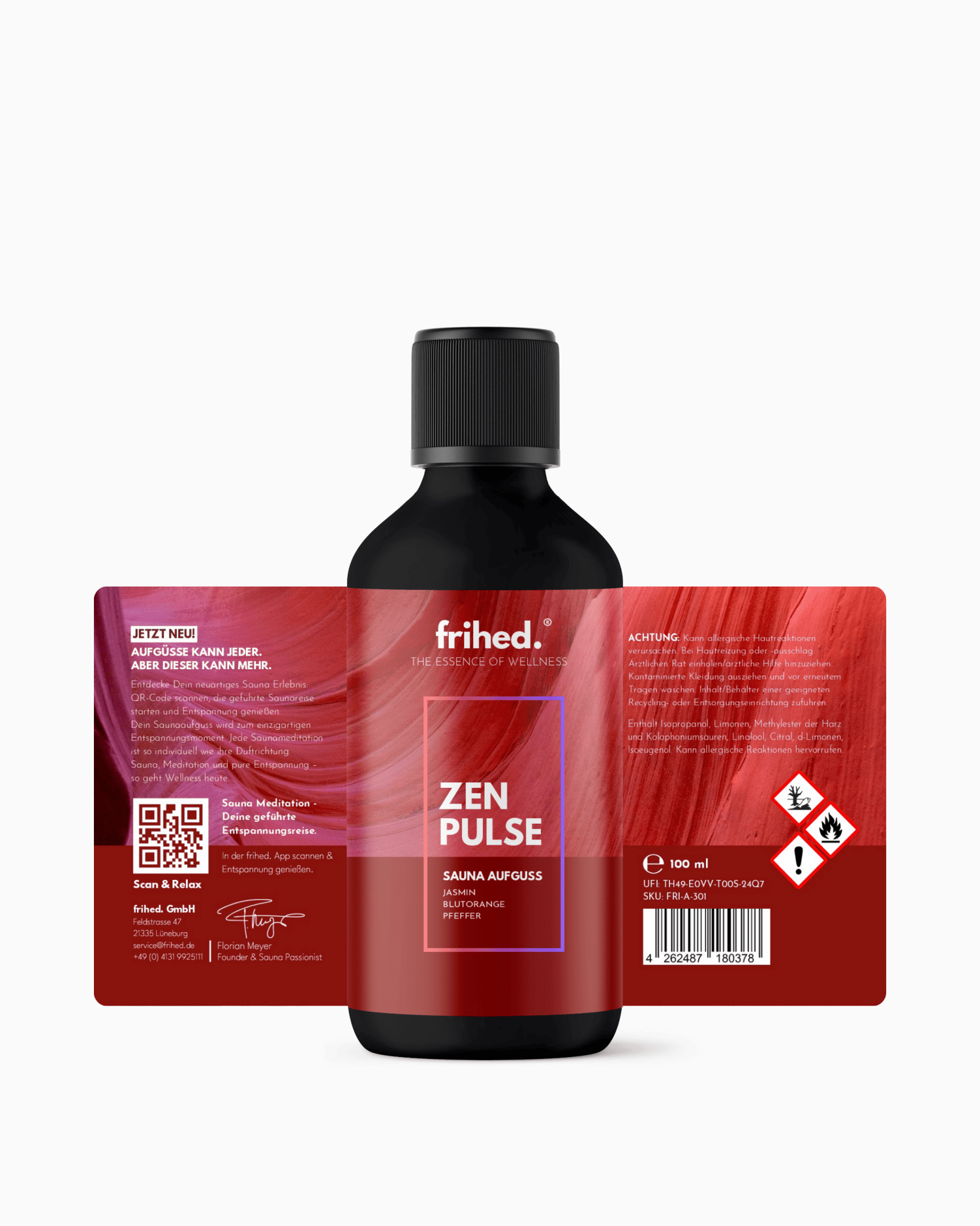 Saunaaufguss Zen Pulse - frihed. GmbH