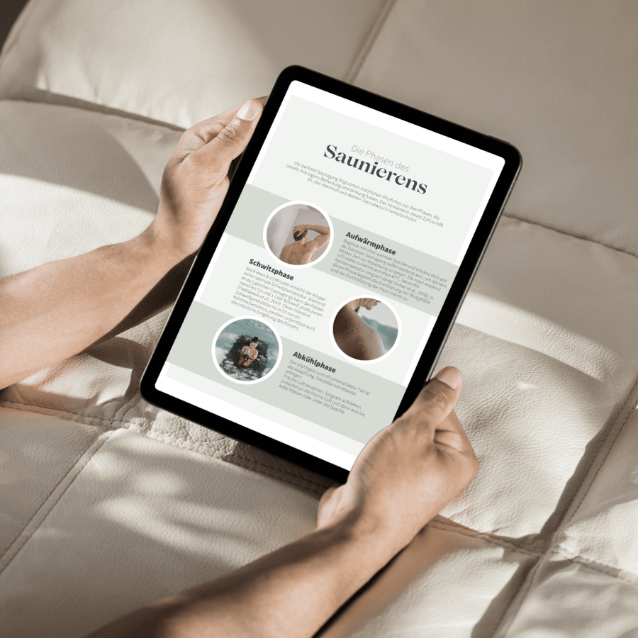 Digitaler Saunaguide mit Tagebuch, weitere Ansicht