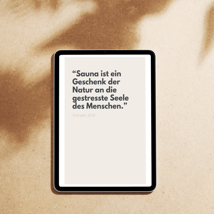 Digitaler Saunaguide mit Tagebuch, Produktbild 4
