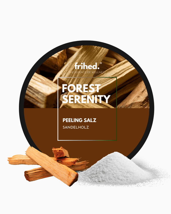 Saunasalz Peeling Forest Serenity in der 200-g-Dose