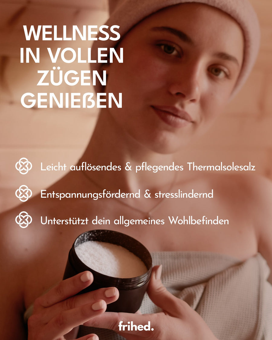 Saunasalz Peeling aus Thermalsolesalz in der Dose, Ansicht 1