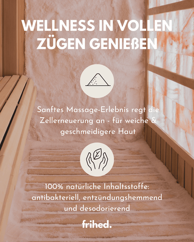 Saunasalzstein Massagekugel - frihed. GmbH