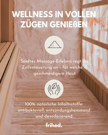 Saunasalzstein Massagekugel - frihed. GmbH