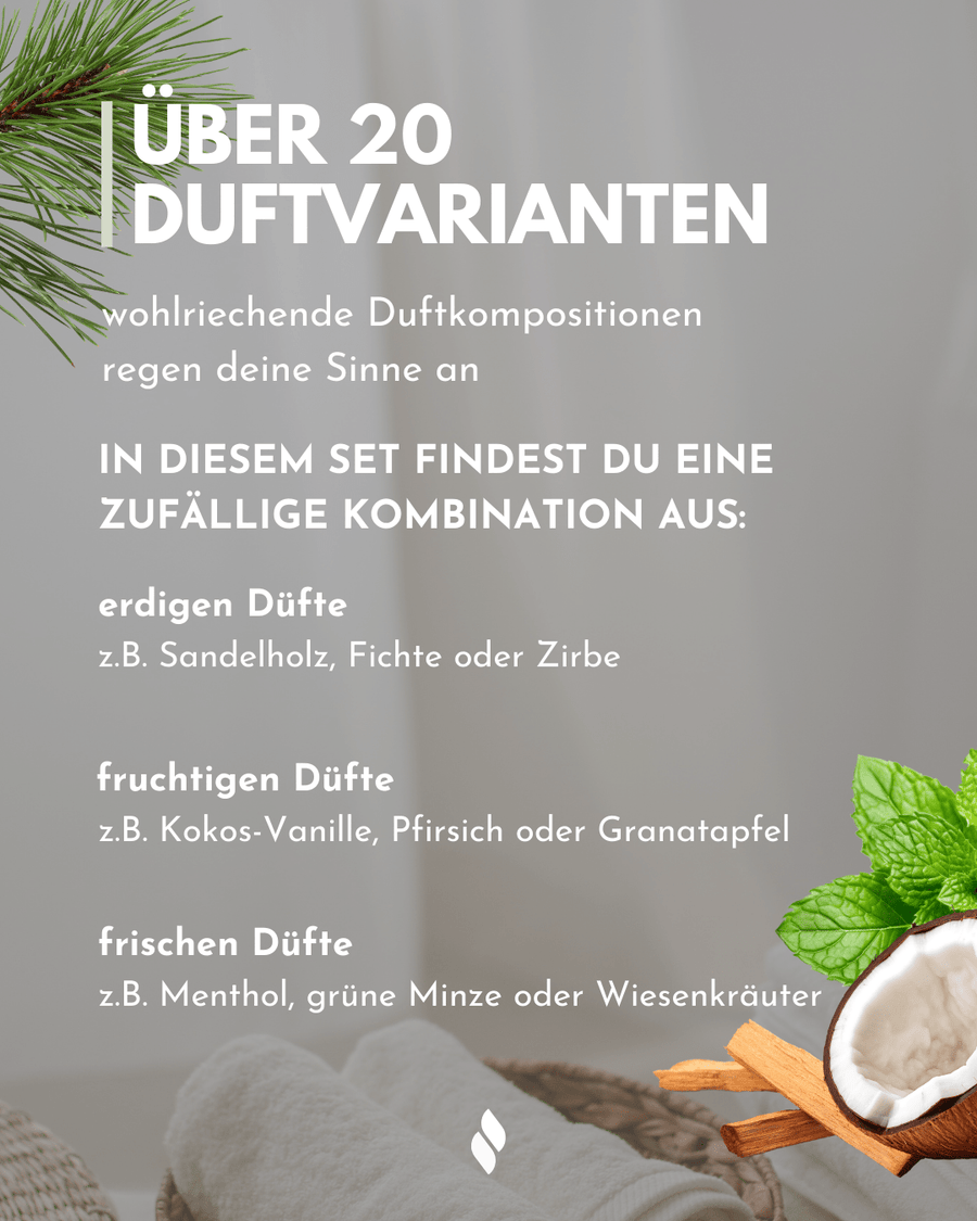 Saunasalz Peeling Probierset – 6 Düfte, weitere Ansicht